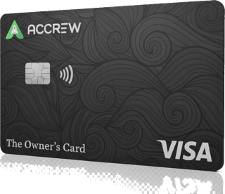 Accrew Visa debit card used to track monthly member spend